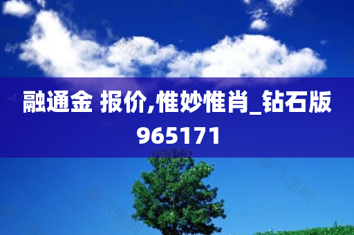 融通金 报价,惟妙惟肖_钻石版965171