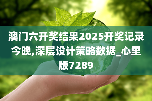 澳门六开奖结果2025开奖记录今晚,深层设计策略数据_心里版7289