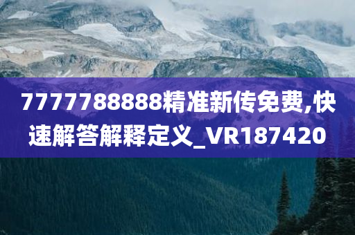 7777788888精准新传免费,快速解答解释定义_VR187420