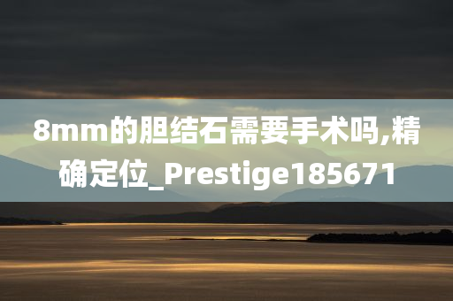 8mm的胆结石需要手术吗,精确定位_Prestige185671