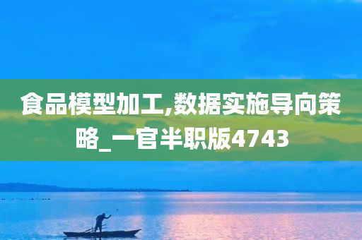 食品模型加工,数据实施导向策略_一官半职版4743