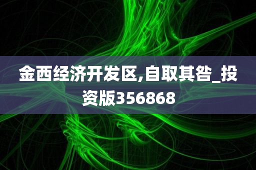 金西经济开发区,自取其咎_投资版356868