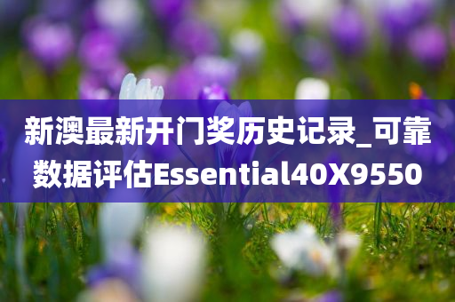 新澳最新开门奖历史记录_可靠数据评估Essential40X9550