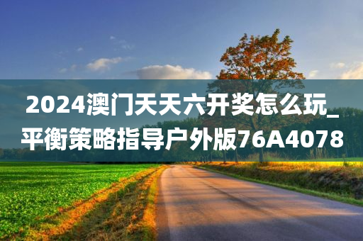 2024澳门天天六开奖怎么玩_平衡策略指导户外版76A4078