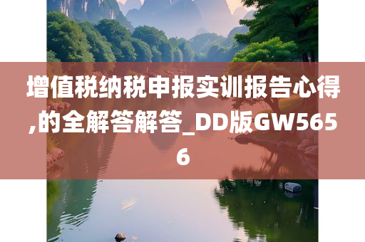 增值税纳税申报实训报告心得,的全解答解答_DD版GW5656