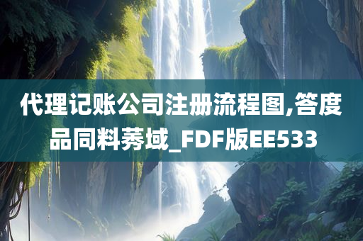 代理记账公司注册流程图,答度品同料莠域_FDF版EE533